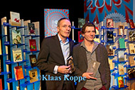 Michel van Egmond, Johan Derksen, foto Klaas Koppe