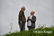 Willem van Toorn en Willem den Ouden, foto Klaas Koppe